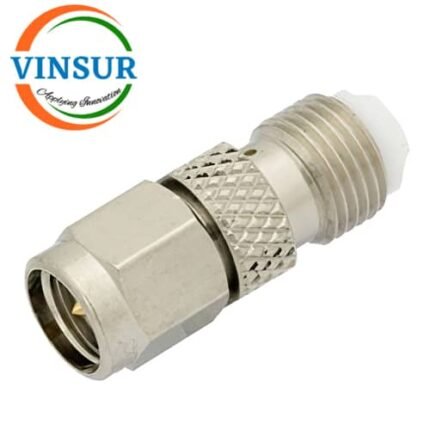 VSW-41L2104110-AD -- RF ADAPTER - 50 OHMS, FME,FEMALE,STRAIGHT TO SMA,MALE,STRAIGHT,ADAPTER