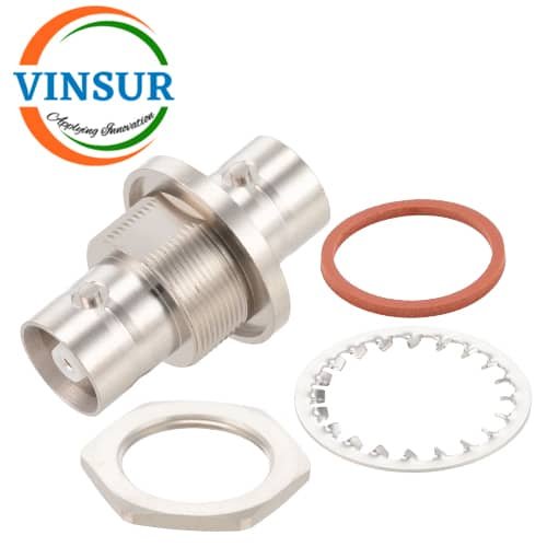 VSW-41Q20Q211-AD -- RF ADAPTER - 50 OHMS C-TYPE FEMALE STARIGHT TO C-TYPE FEMALE STARIGHT BULKHEAD ADAPTERS VSW-41Q20Q211-AD -- RF ADAPTER - 50OHMS C-TYPE FEMALE STARIGHT TO C-TYPE FEMALE STARIGHT BULK HEAD ADAPTERS - Image 1