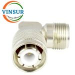 VSW-41R120R210 -- RF ADAPTER - 50 OHM HN MALE TO HN FEMALE  RIGHT ANGLE ADAPTERS