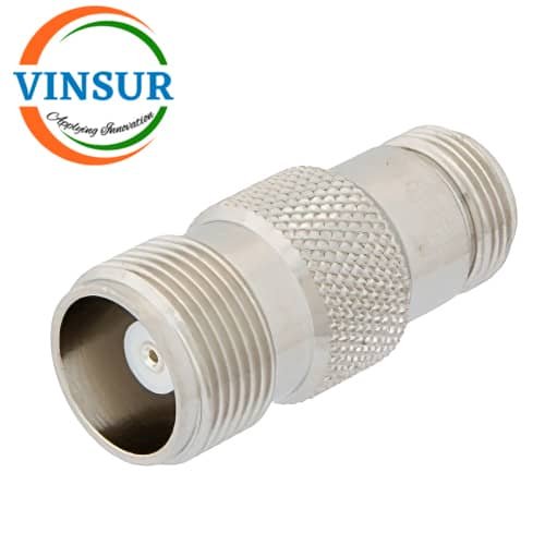 VSW-41R2101210 -- RF ADAPTER - 50 OHM,HN,FEMALE,STRAIGHT,TO,N,FEMALE,STRAIGHT,ADAPTER VSW-41R2101210 -- RF ADAPTER - 50 OHM HN FEMALE STRAIGHT TO N FEMALE STRAIGHT ADAPTERS - Image 1