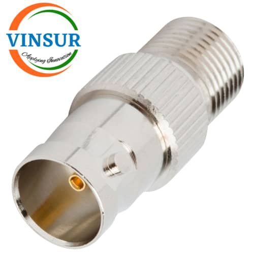 VSW-42B2103210-AD -- RF ADAPTER - 75 OHMS,F TYPE,FEMALE,STRAIGHT, TO BNC,FEMALE,STRAIGHT,ADAPTER VSW-42B2103210-AD -- RF ADAPTER - F TYPE FEMALE STRAIGHT TO BNC FEMALE STRAIGHT ADAPTERS - Image 1