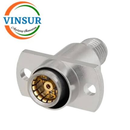VSW-BMA-FS-SMA-FS-4H-AD -- RF ADAPTER - 50 OHMS, BMA FEMALE STRAIGHT TO SMA FEMALE STRAIGHT 4-HOLE FLANGE ADAPTER