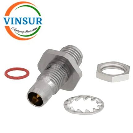 VSW-BMA-MS-SMA-FS-BH-AD -- RF ADAPTER - 50 OHMS BMA MALE STRAIGHT TO SMA FEMALE STRAIGHT BULK HEAD ADAPTER