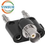 VSW-BNC-F-BP-- RF ADAPTER - 50OHMS  BNC FEMALE TO BANANA MALE