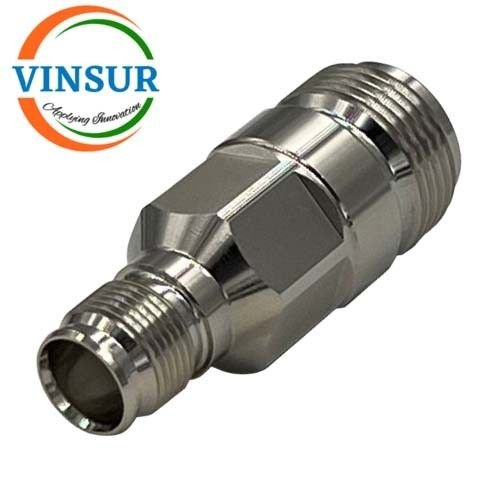 VSW260018-AD--RFADAPTER-50OHMSNFEMALETONEX10FEMALESTRAIGHTADAPTER VSW260018-AD -- RF ADAPTER - 50 OHMS N FEMALE TO NEX10 FEMALE STRAIGHT ADAPTER - Image 1
