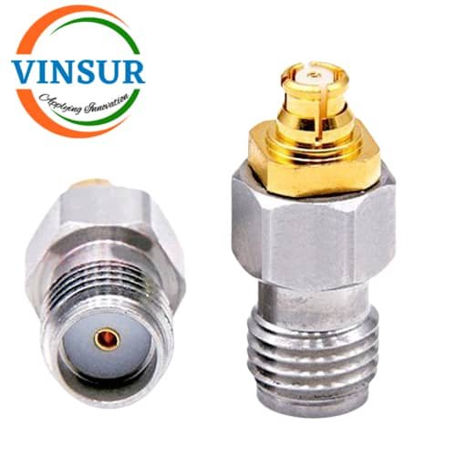 40420P21 -- RF ADAPTER - 50 OHMS, SMA FEMALE TO SMP FEMALE STRAIGHT ADAPTER 40420P21 -- RF ADAPTER - 50 OHMS, SMA FEMALE TO SMP FEMALE STRAIGHT ADAPTER - Image 1