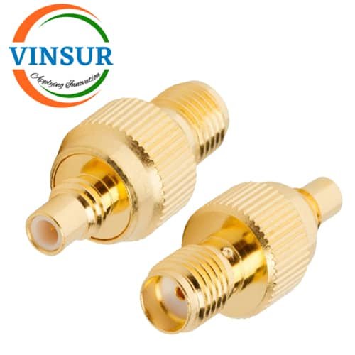 41420O21 -- RF ADAPTER - 50 OHMS, SMA FEMALE TO SMC FEMALE STRAIGHT ADAPTER 41420021 -- RF ADAPTER - 50 OHMS, SMA FEMALE TO SMC FEMALE STRAIGHT ADAPTER - Image 1
