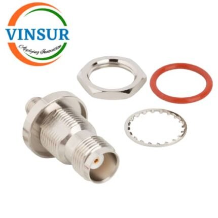 41421221 -- RF ADAPTER - 50 OHMS, SMA FEMALE TO TNC FEMALE STRAIGHT BULKHEAD ADAPTER