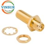 41421421 -- RF ADAPTER - 50 OHMS, SMA FEMALE TO SMA FEMALE STRAIGHT BULKHEAD ADAPTER