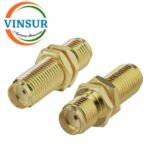 VSW-41421421 -- RF ADAPTER - 50 OHMS, SMA FEMALE TO SMA FEMALE STRAIGHT BULK HEAD ADAPTER
