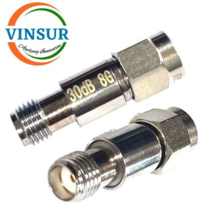 RF Fixed Attenuator (5W 30dB DC-8GHz SMA Male to SMA Female)