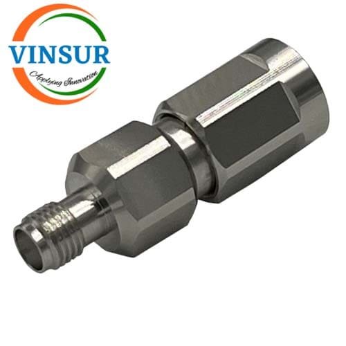 VSW260021-AD - RF ADAPTER - 50 OHMS SMA FEMALE TO NEX10 MALE STRAIGHT ADAPTER VSW260021-AD -- RF ADAPTER - 50 OHMS SMA FEMALE TO NEX10 MALE STRAIGHT ADAPTER - Image 1