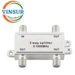RF Power Splitter or Combiner (1:3 Way 5-1000MHz F Female)
