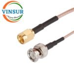 BNC Male Straight to SMA Male Straight for RG316DS Cable of Length 1M