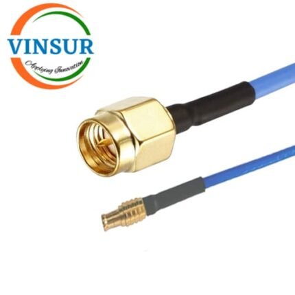 MCX Male Straight to SMA Male Straight for RG405 Cable of Length 62cm