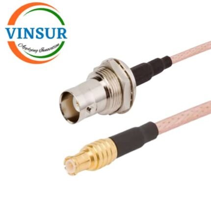 BNC Female Straight Bulkhead to MCX Male Straight for RG316 Cable of Length 1M