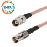 BNC Female Straight to BNC Female Straight for RG142 Cable of Length 1M