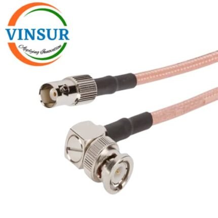 BNC Male Right Angle to BNC Female Straight for RG316 Cable of Length 1M