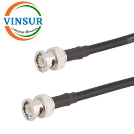 BNC Male Straight to BNC Male Straight for LMR240 Cable of Length 1M