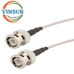 BNC Male Straight to BNC Male Straight for RG316 Cable of Length 1M
