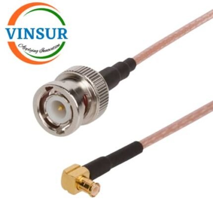 BNC Male Straight to MCX Male Right Angle for RG316 Cable of Length 1M