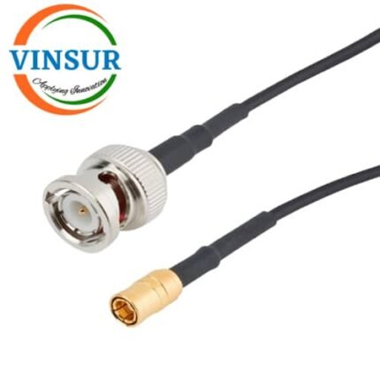 BNC Male Straight to SMB Male Straight for RG174 Cable of Length 6" Inch