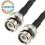 BNC Male Straight to BNC Male Straight for LMR200 Cable of Length 1M