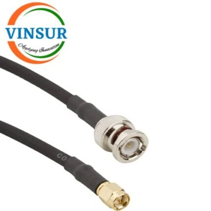 BNC Male Straight to SMA Male Straight for LMR200 Cable of Length 1M