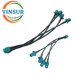 Fakra SMB Male Straight For RG174(Water Blue Color Z-Code) 4-Pin Cable Of Length 20cm - Image 2