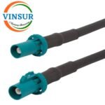 Fakra SMB Male Strsight to Fakra SMB Male Strsight for RG58 Cable of Length 12" Inch