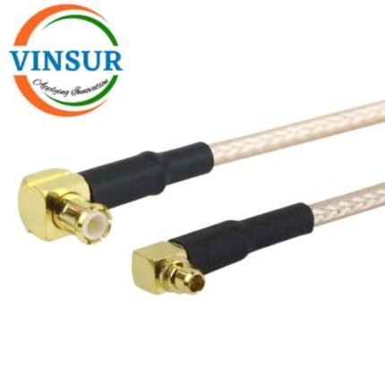 MCX Male Right Angle to MMCX Male Right Angle for RG316DS Cable of Length 560mm