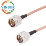 N Male Straight to N Male Straight  for RG142 Cable of Length 1M