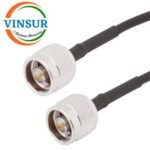 N Male Straight to N Male Straight for RG58 Cable of Length 1M