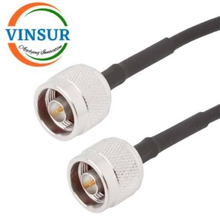 N Male Straight to N Male Straight for RG58 Cable of Length 1M