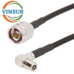 N-type Male Straight to QMA Male Straight for LMR-240 Cable of Length 1M