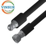 4.3-10 Male Straight to N Female Straight for 1/2" Super Flex Cable of Length 1M