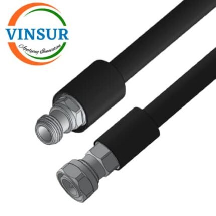 4.3-10 Male Straight to N Female Straight for 1/2" Super Flex Cable of Length 1M