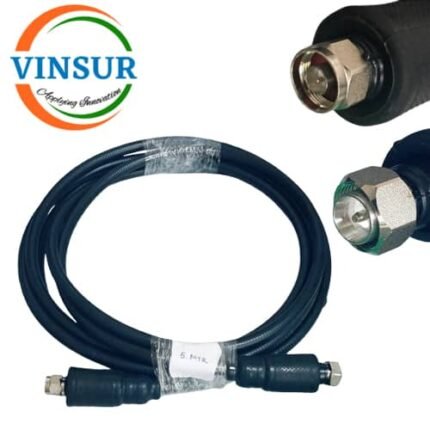 4.3-10 Male Straight to N Male Straight for 1/2" Super Flex Cable of Length 5M