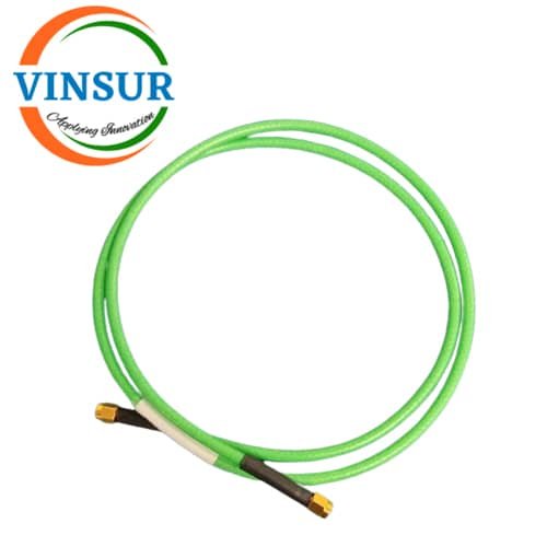 RF CABLE ASSEMBLY -- 50 OHMS , SMA MALE, STRAIGHT TO SMA MALE, STRAIGHT FOR SUCO FLEX CABLE OF LENGTH 1.5 METER SMA Male Straight to SMA Male Straight for RG142 Suco Flex Cable of Length 1.5M - Image 1