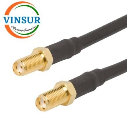 SMA Female Straight to SMA Female Straight for RG-58 Cable of Length 6" Inch