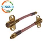 SMA Female Straight 2 Hole Flange to MMCX Male Straight for RG316 Cable of Length 75mm