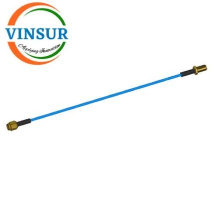 SMA Male Straight to SMA Female Straight Bulkhead for RG405 Cable of Length 75CM