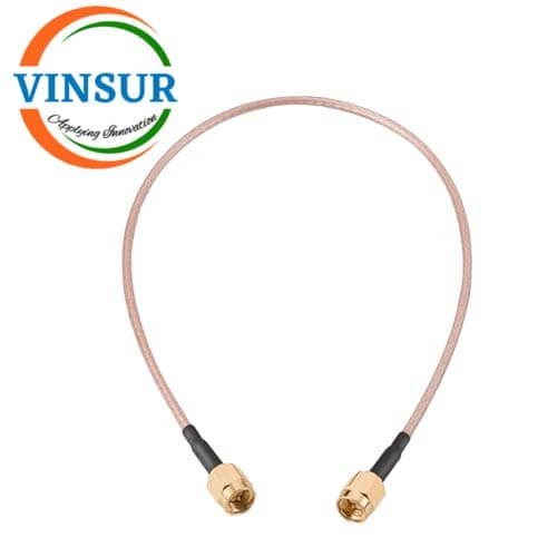 SMA Male Staright to SMA Male Staright RG-178 Cable Assembly length of 1.5meter SMA Male Staright to SMA Male Staright RG178 Cable of length 1500mm - Image 1