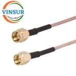 SMA Male Staright to SMA Male Staright RG-316 Cable of  length 6" Inch