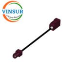 Fakra SMB Male Strsight to Fakra SMB Female Strsight for RG174 Cable of Length 635mm