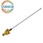 QMA Female Straight Bulkhead to MH4 Cable Assembly Length of 33CM(330MM)