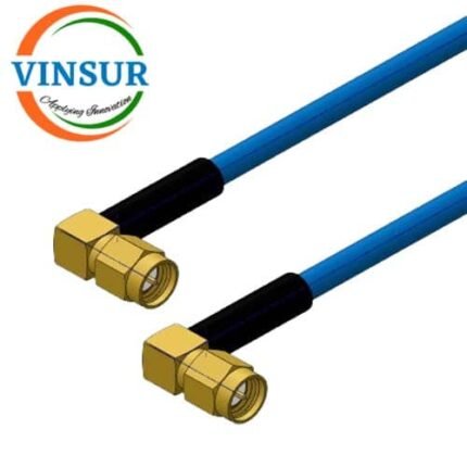 SMA Male Right Angle to SMA Male Right Angle for RG402 Cable of Length 32cm(320mm)