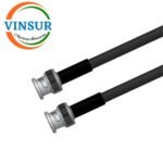 BNC Male Straight to BNC Male Straight for RG59 Cable of Length 1M