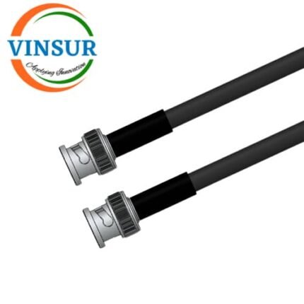 BNC Male Straight to BNC Male Straight for RG59 Cable of Length 1M