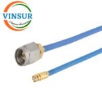 SMA Male Straight to SMP Female Straight for RG405 Semi-flex Cable of Length 6" Inch